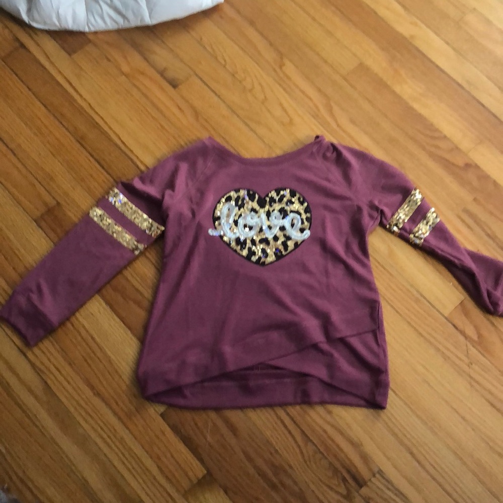 sparkly long sleeve